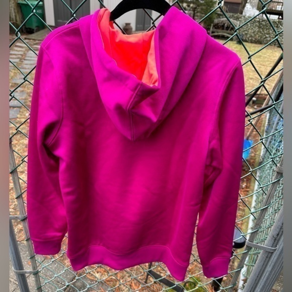 Under Armour Women's ColdGear Fuchsia Hoodie (Small) - Picture 4 of 6